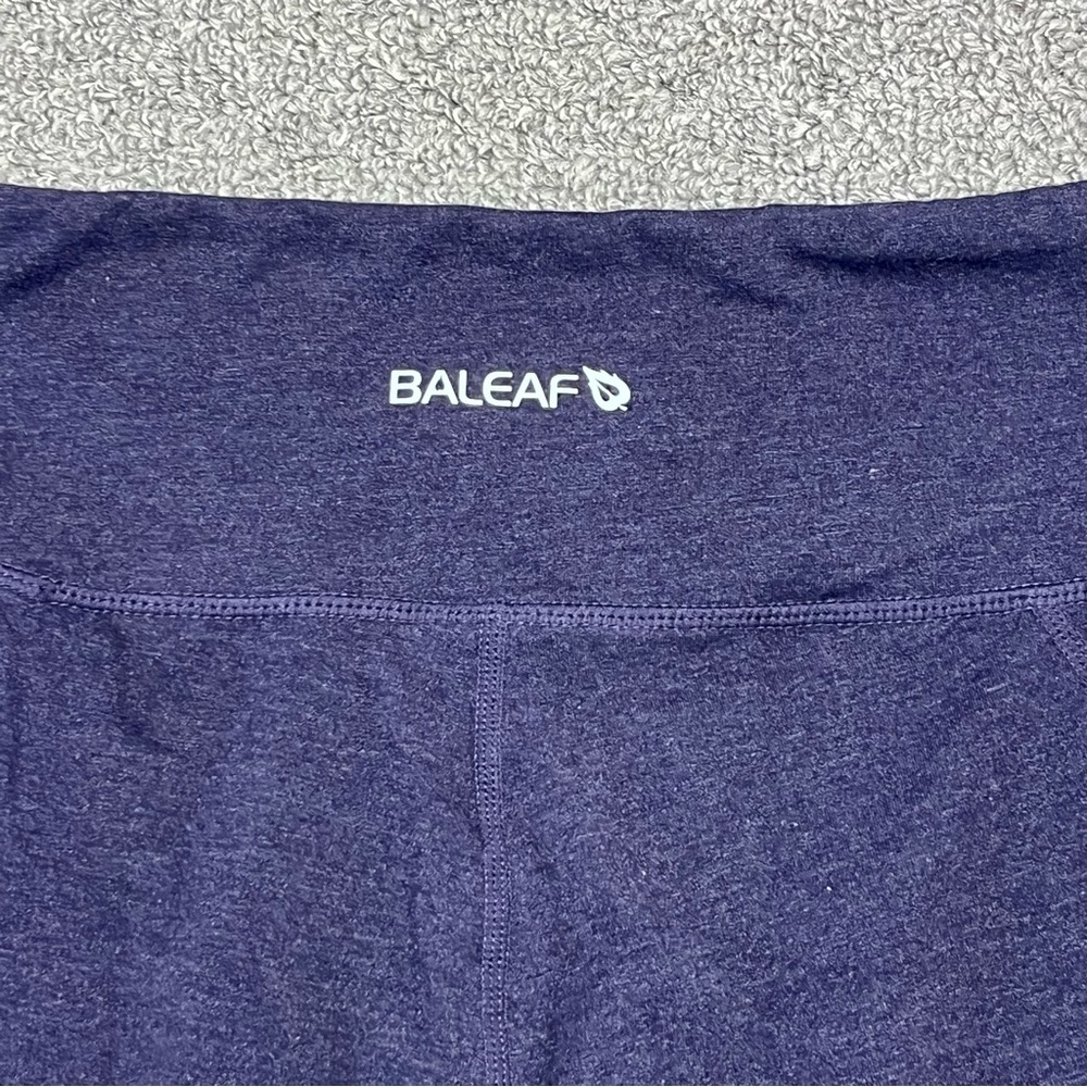 Baleaf Athleisure Workout Shorts with Pockets Womens Size Small Blue Yoga - Picture 6 of 7